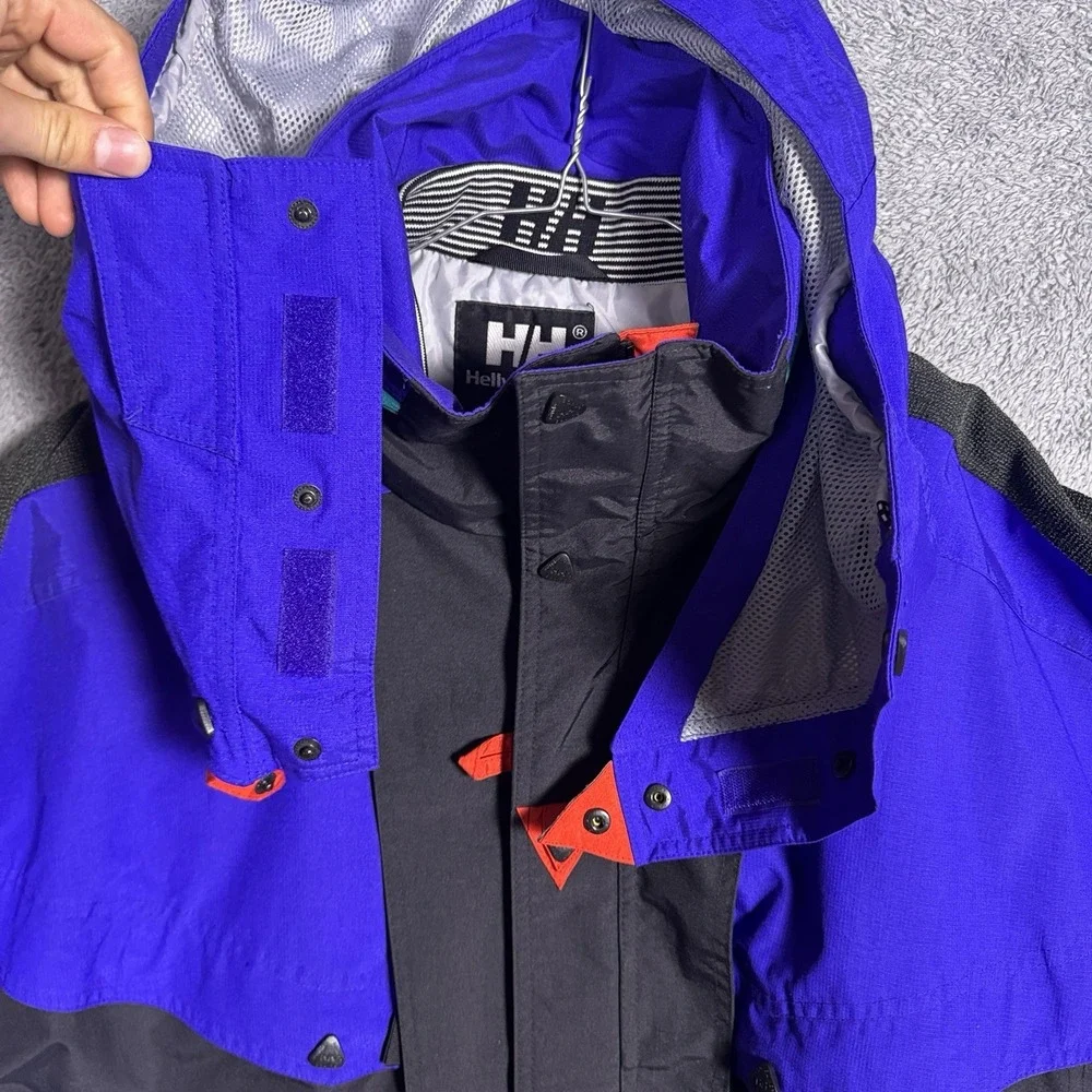 Helly Hansen Equipe Jacket Mens XL Ski Parka Pullover Half Zip HellyTech Hooded